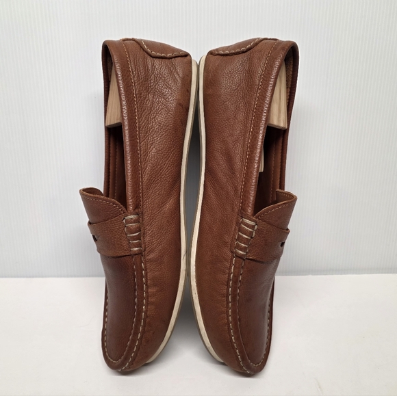 Allen Edmonds Super Sport Leather Lambskin Penny Loafers - Picture 3 of 8